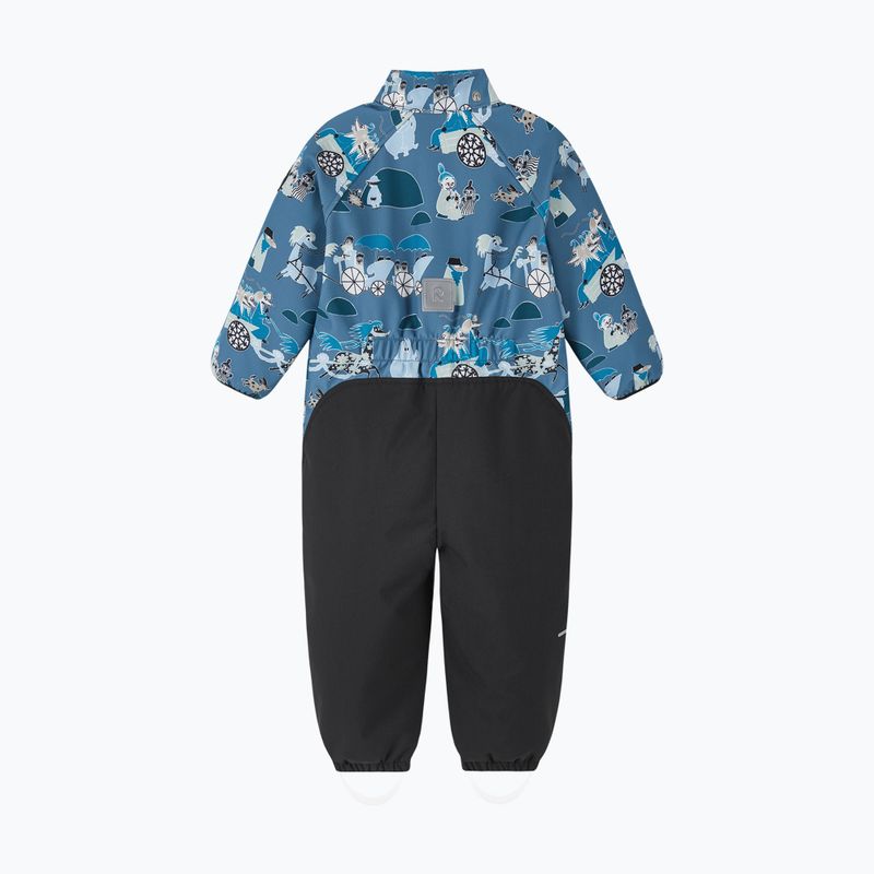 Tuta softshell per bambini Reima Moomin Mjosa blue ocean 3