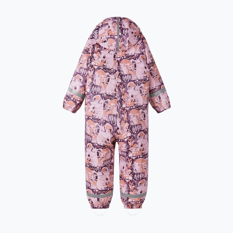 Tuta antipioggia per bambini Reima Moomin Rapakko pale rose 2