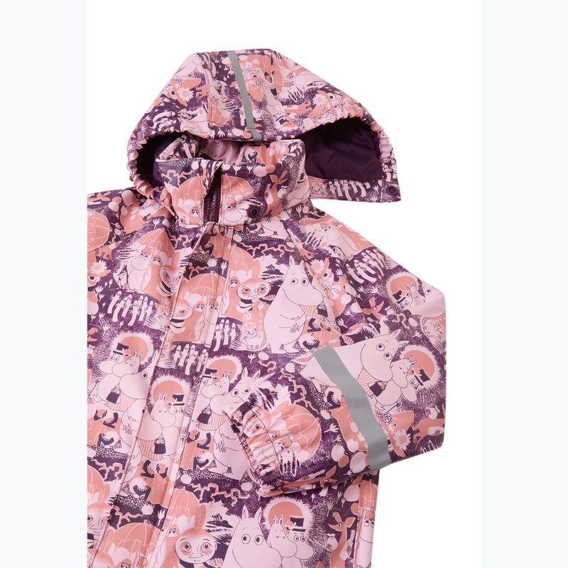 Tuta antipioggia per bambini Reima Moomin Rapakko pale rose 3