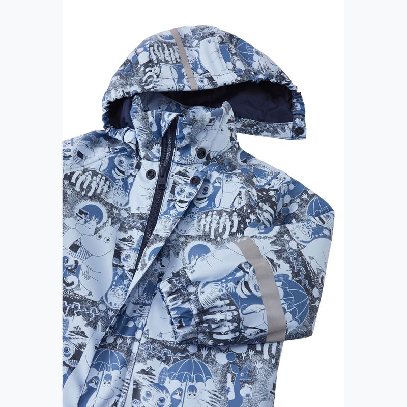 Tuta antipioggia per bambini Reima Moomin Rapakko airy blue 3