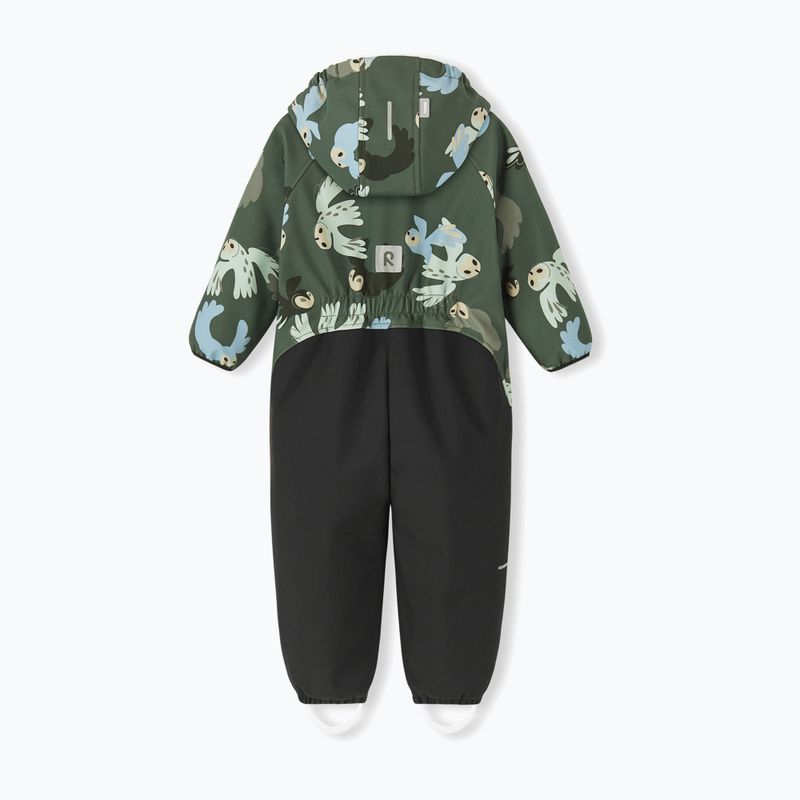 Tuta softshell per bambini Reima Mjosa thyme green 3