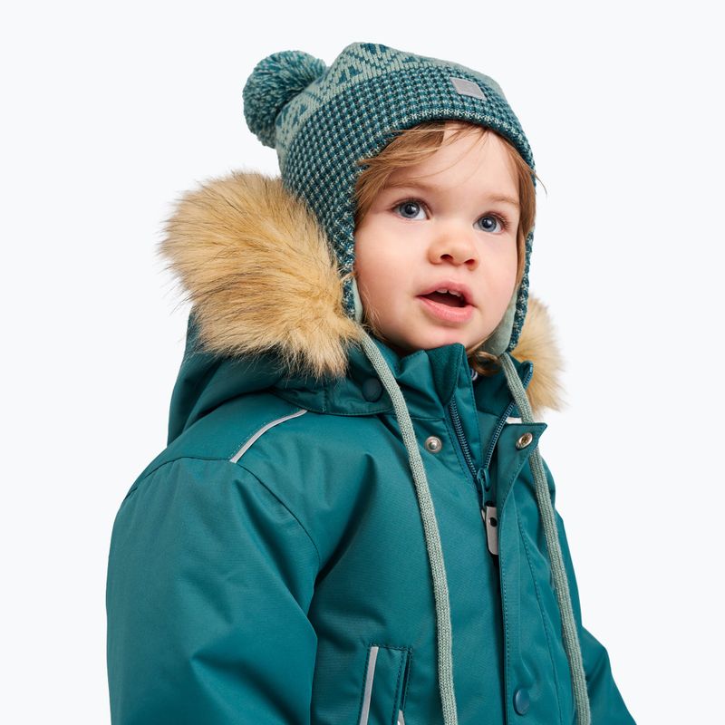 Berretto invernale da bambino Reima Kuuru stone green 5