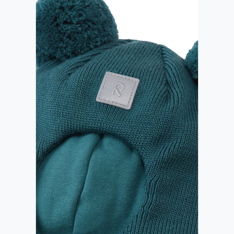 Passamontagna per bambini Reima Vekkuli dark teal 3