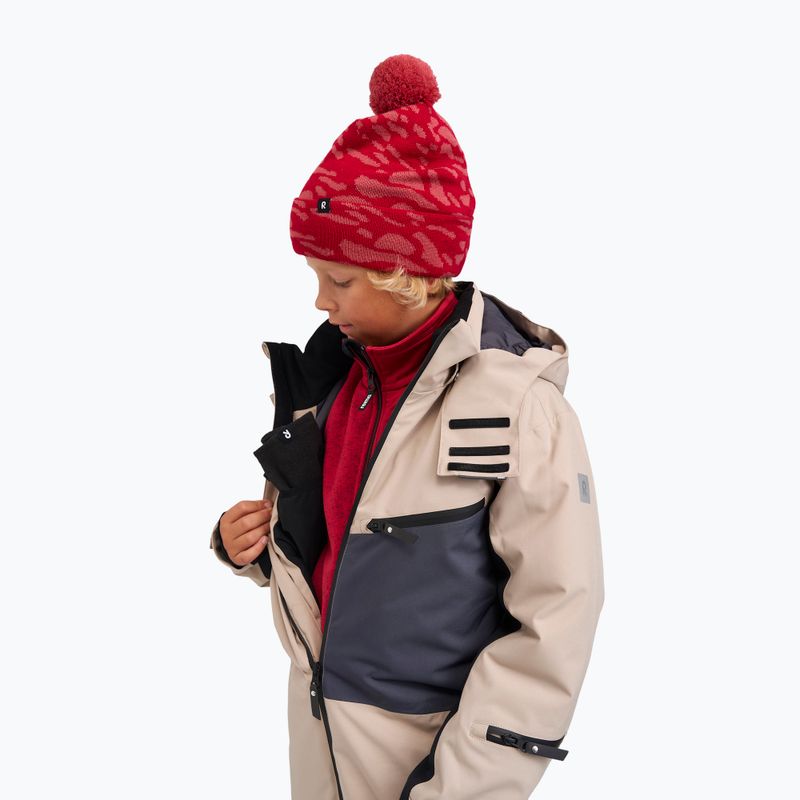 Berretto invernale da bambino Reima Virkku cranberry 6