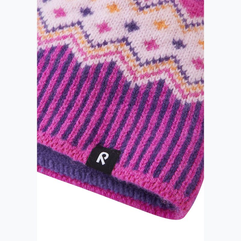 Berretto invernale da bambino Reima Pohjoinen plum purple 3