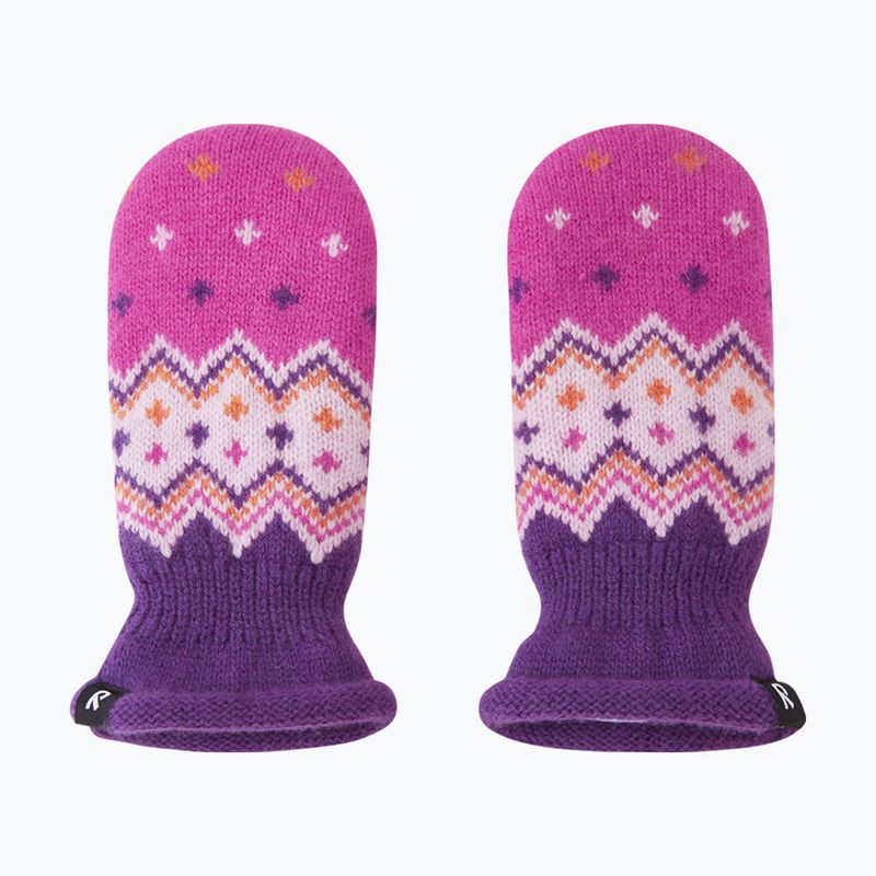 Guanti da neve per bambini Reima Lapanen plum purple 2