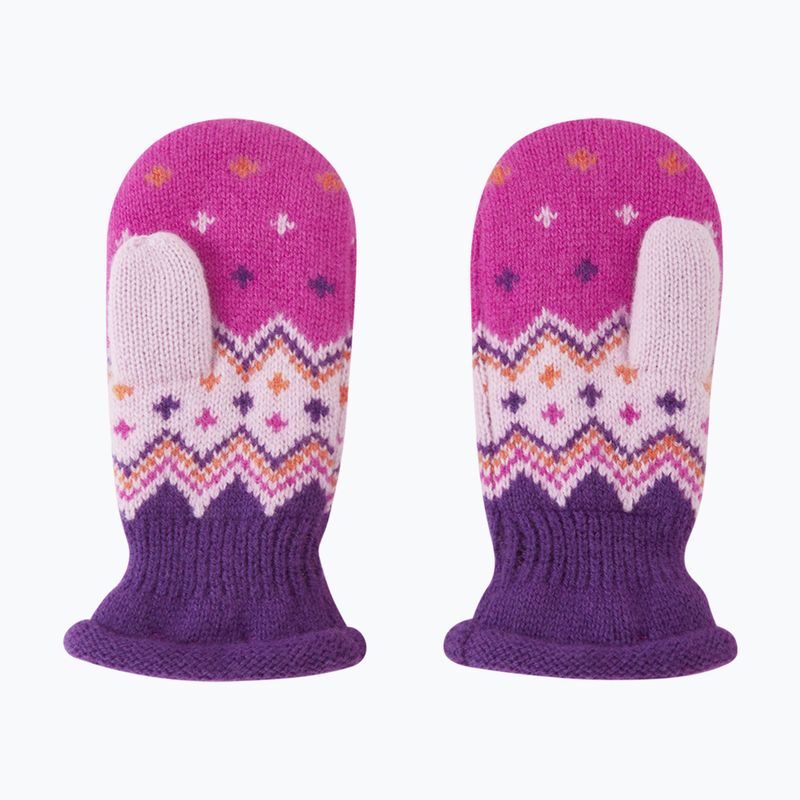 Guanti da neve per bambini Reima Lapanen plum purple 3