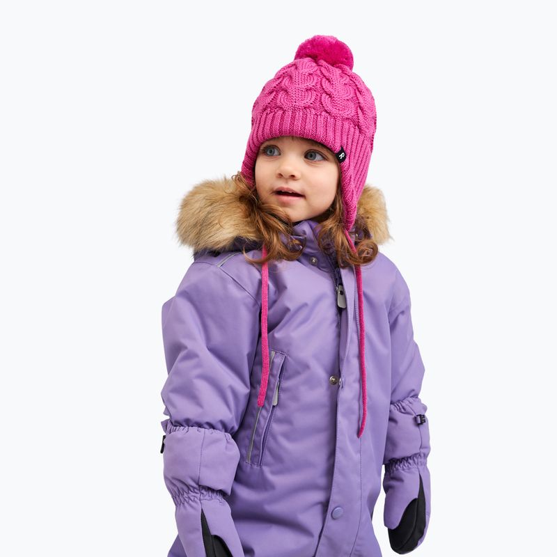 Berretto invernale da bambino Reima Paljakka fucshia 4
