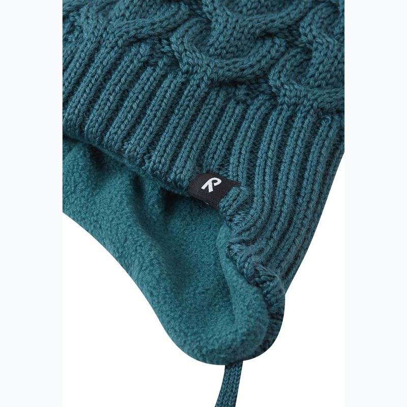 Berretto invernale da bambino Reima Paljakka dark teal 3