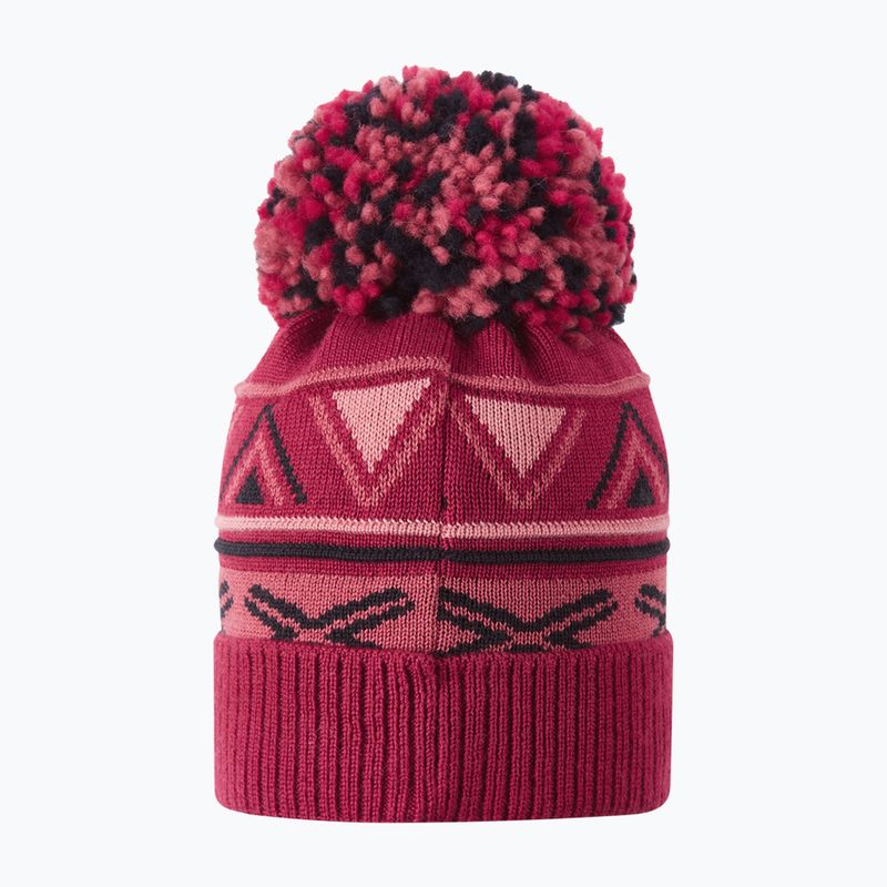 Berretto invernale da bambino Reima Kirjoen cranberry 2