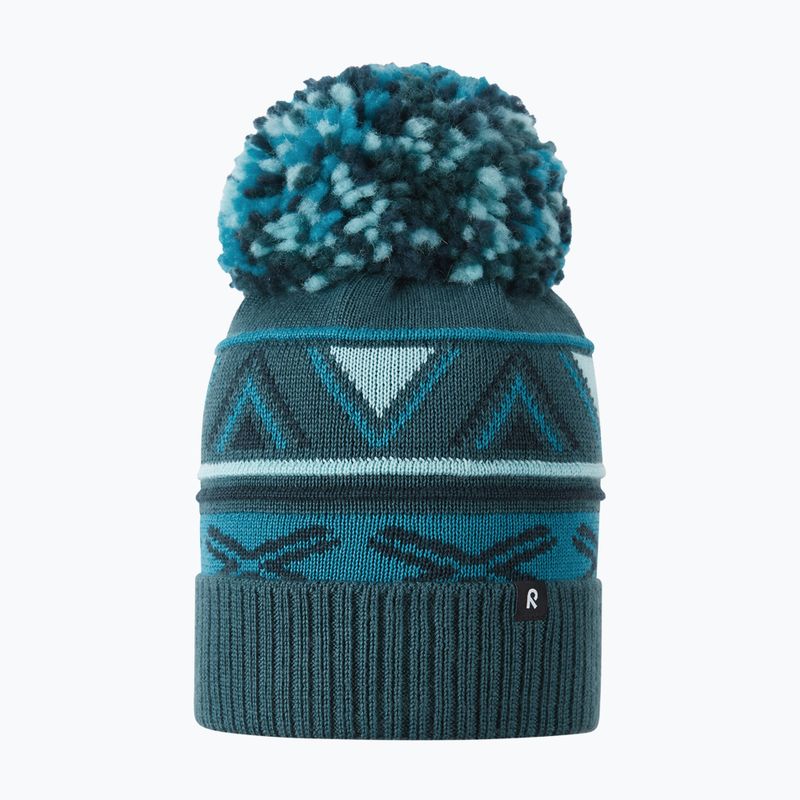 Berretto invernale da bambino Reima Kirjoen dark teal