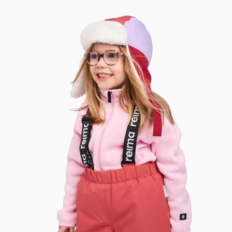 Berretto invernale da bambino Reima Ilves cranberry 4