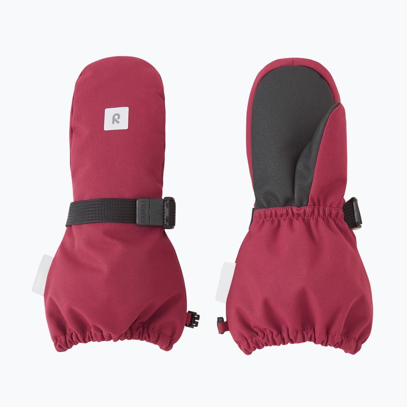 Guanti da sci per bambini Reima Ote maroon