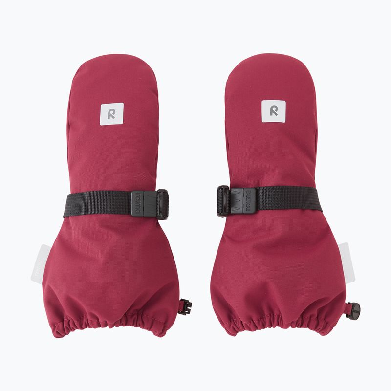 Guanti da sci per bambini Reima Ote maroon 2
