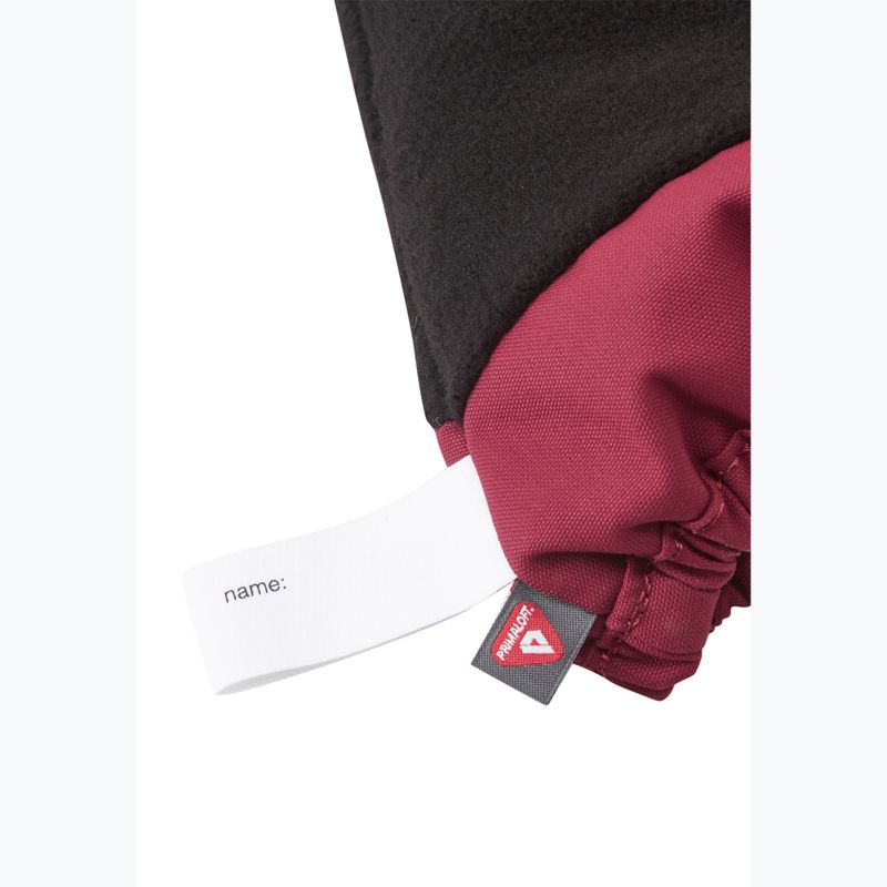 Guanti da sci per bambini Reima Ote maroon 4