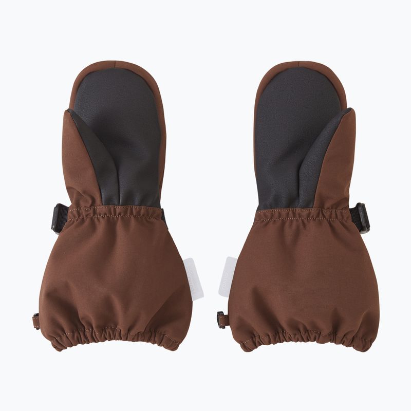 Guanti da sci per bambini Reima Ote umber brown 3