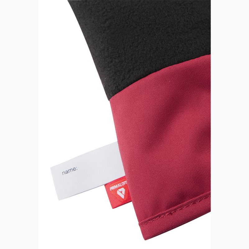 Guanti da sci per bambini Reima Tartu maroon 4