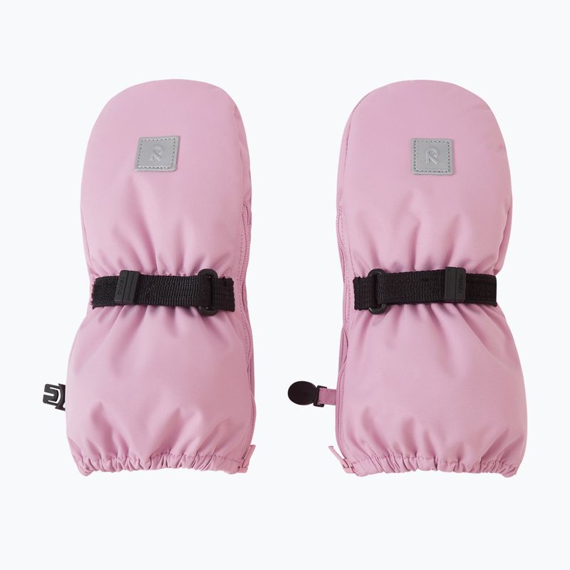 Guanti da neve per bambini Reima Villatassu grey pink 2