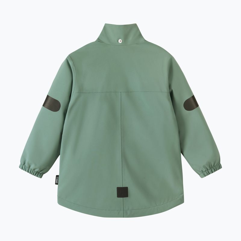 Giacca impermeabile per bambini Reima Symppis stone green 3