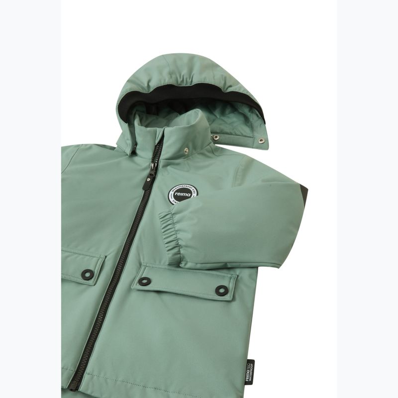 Giacca impermeabile per bambini Reima Symppis stone green 4