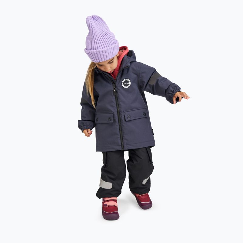 Giacca impermeabile per bambini Reima Symppis soft black 8