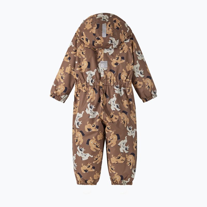 Tuta per bambini Reima Puhuri umber brown 3