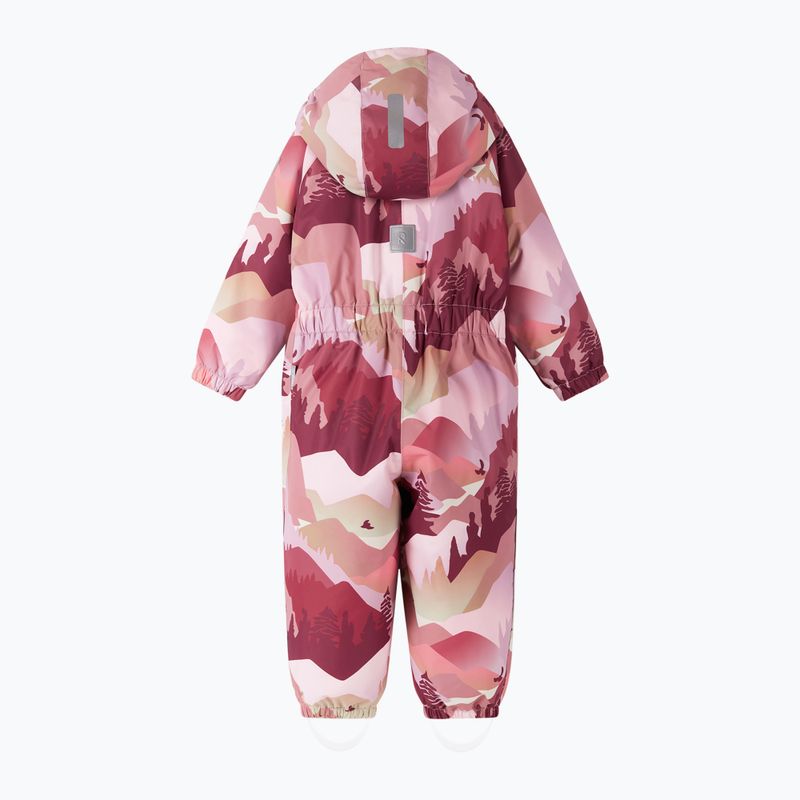 Tuta per bambini Reima Puhuri grey pink 2