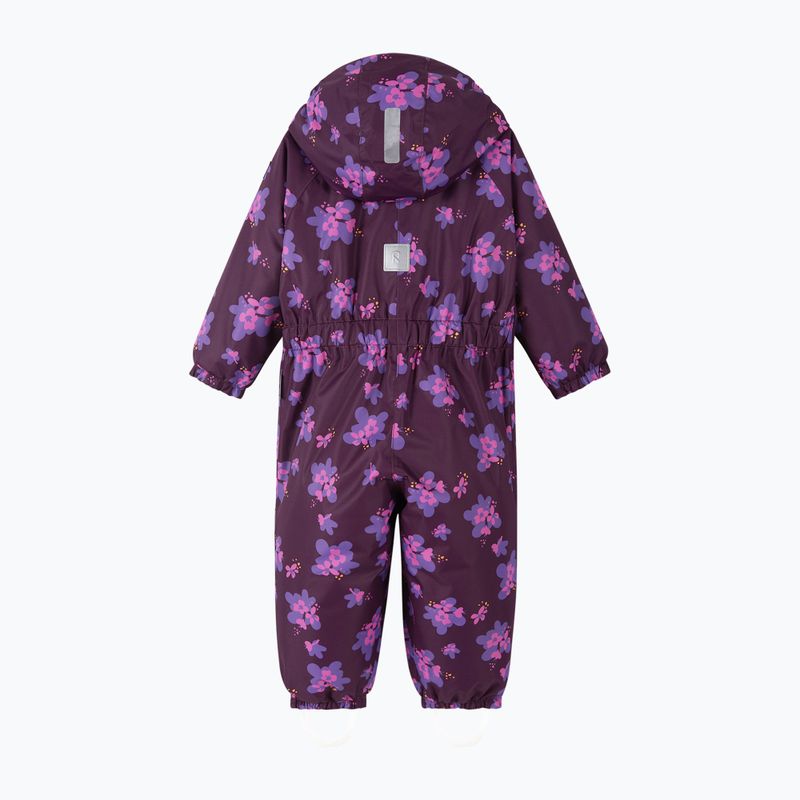 Tuta da sci per bambini Reima Puhuri deep purple 2