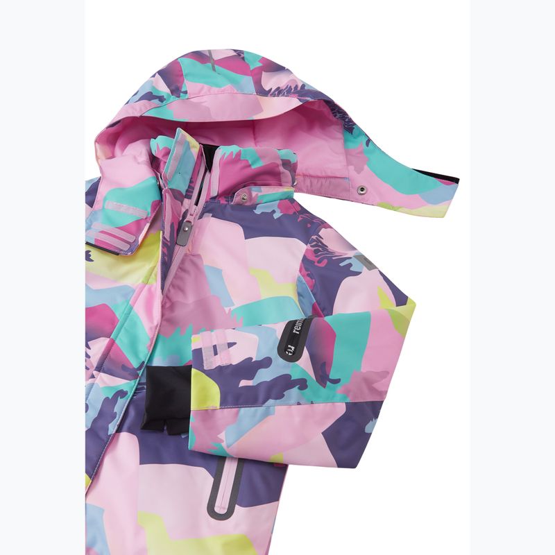 Giacca da sci bambino Reima Kiiruna grey pink 4