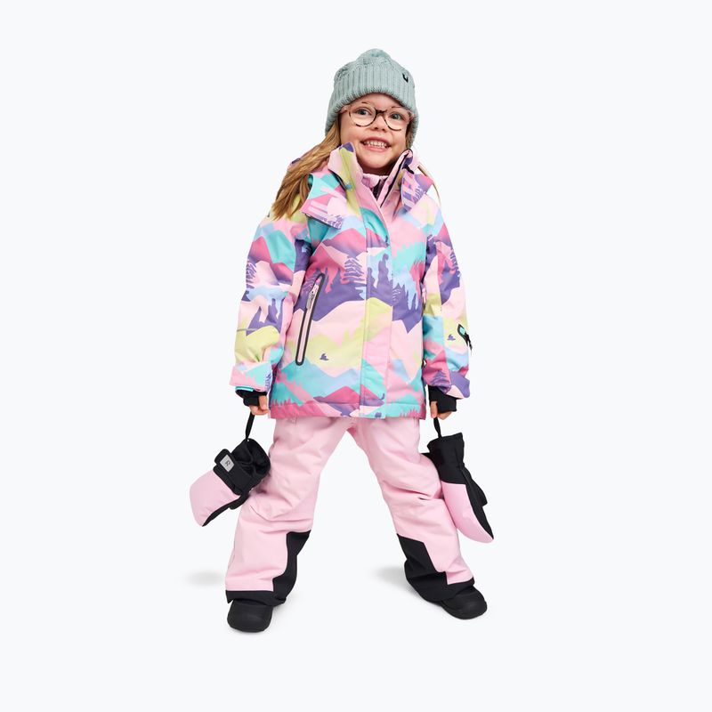 Giacca da sci bambino Reima Kiiruna grey pink 12