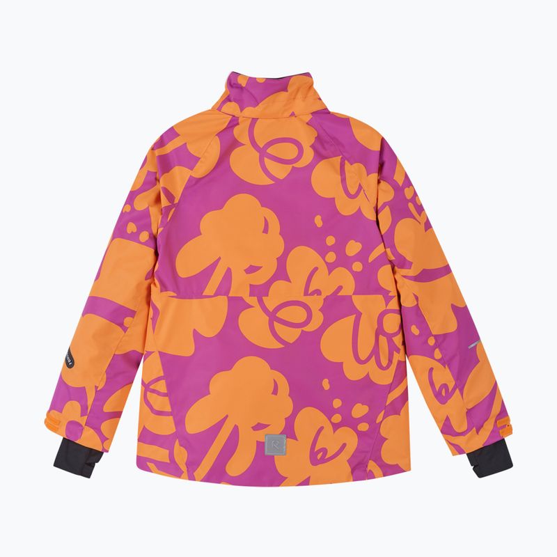Giacca da sci bambino Reima Posio fucshia 3