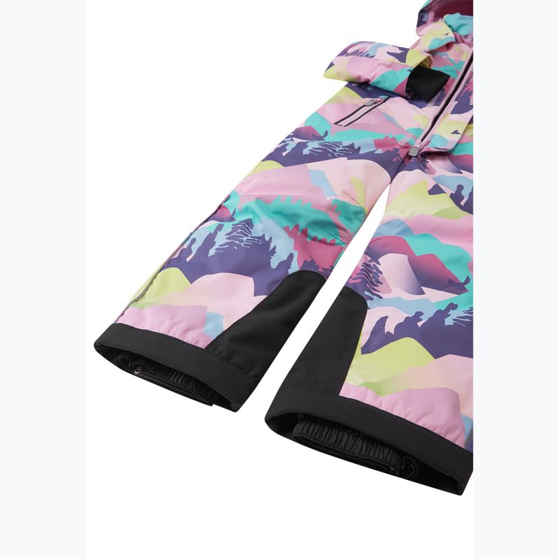 Tuta da sci per bambini Reima Reach grey pink 4