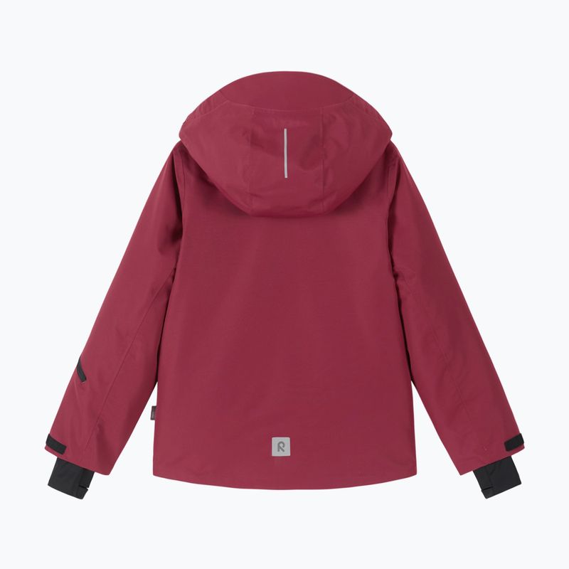 Giacca da sci bambino Reima Tieten maroon 2