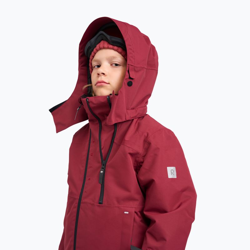 Giacca da sci bambino Reima Tieten maroon 10