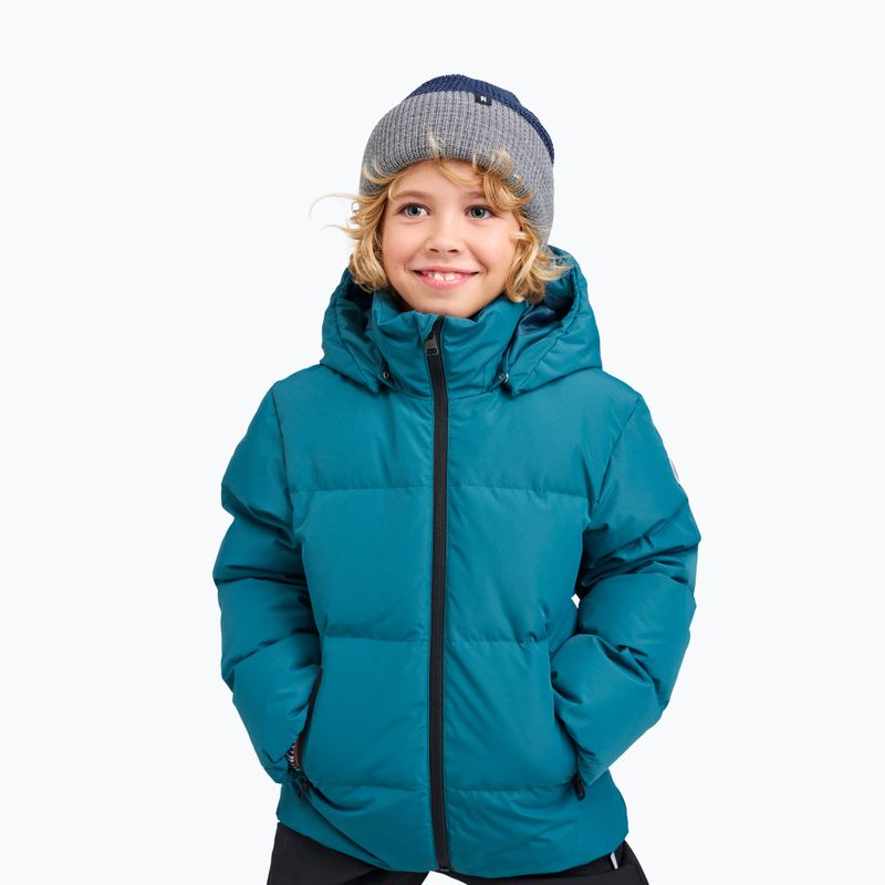 Piumino bambino Reima Paimio dark teal 7