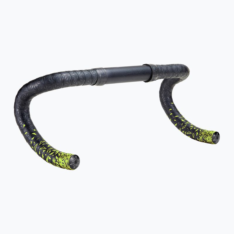 SUPACAZ Super Sticky Kush Star Fade giallo neon star fade/spine giallo neon fascetta manubrio 2