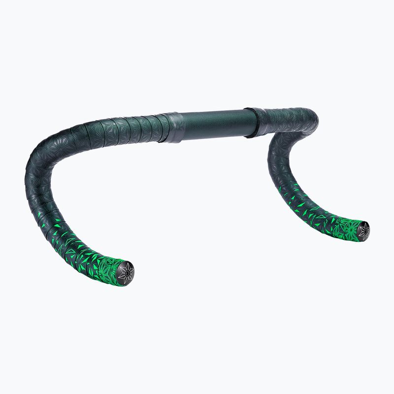 SUPACAZ Super Sticky Kush Star Fade verde neon/spine verdi neon fascia per manubrio 2