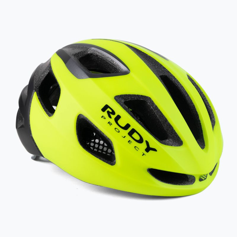 Casco da bici Rudy Project Strym giallo fluo lucido