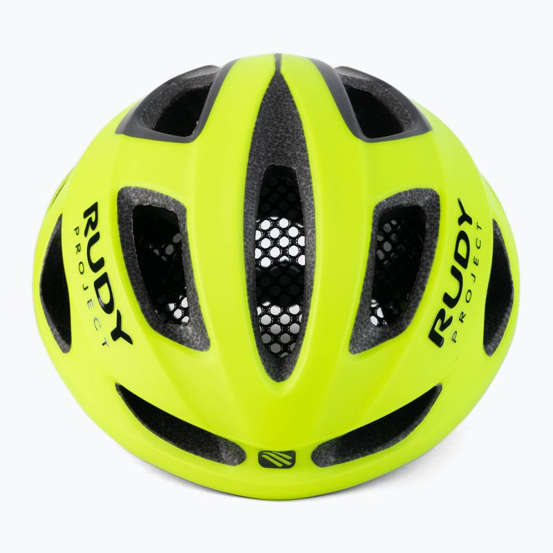 Casco da bici Rudy Project Strym giallo fluo lucido 2