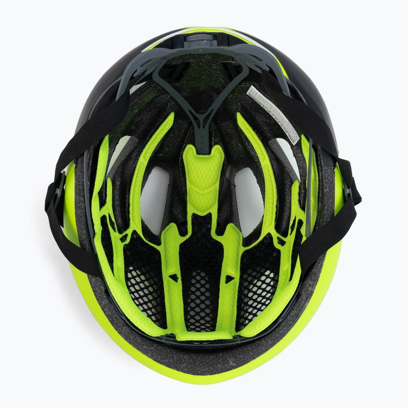 Casco da bici Rudy Project Strym giallo fluo lucido 5