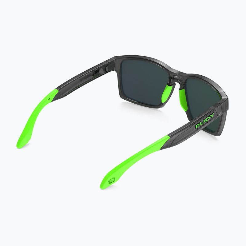 Occhiali da sole Rudy Project Spinair 57 crystal graphite/polar 3fx hdr multilaser green 10