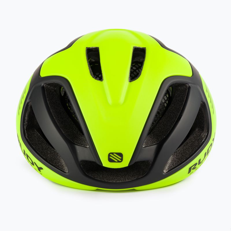 Casco da bicicletta Rudy Project Spectrum giallo fluo nero opaco 2