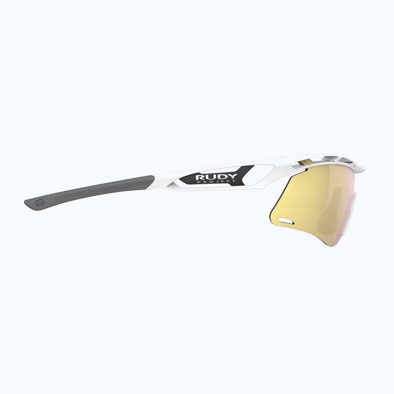 Occhiali da sole Rudy Project Tralyx+ Slim bianco lucido/oro multicolore 3