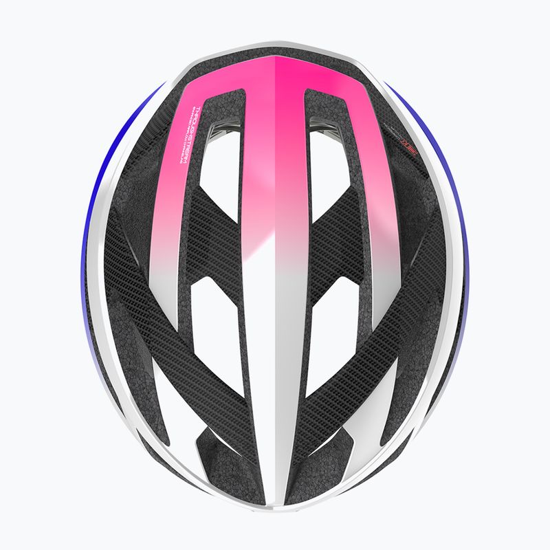 Casco da ciclismo Rudy Project Rebel pearl metal/pink/cyber blue shiny 5