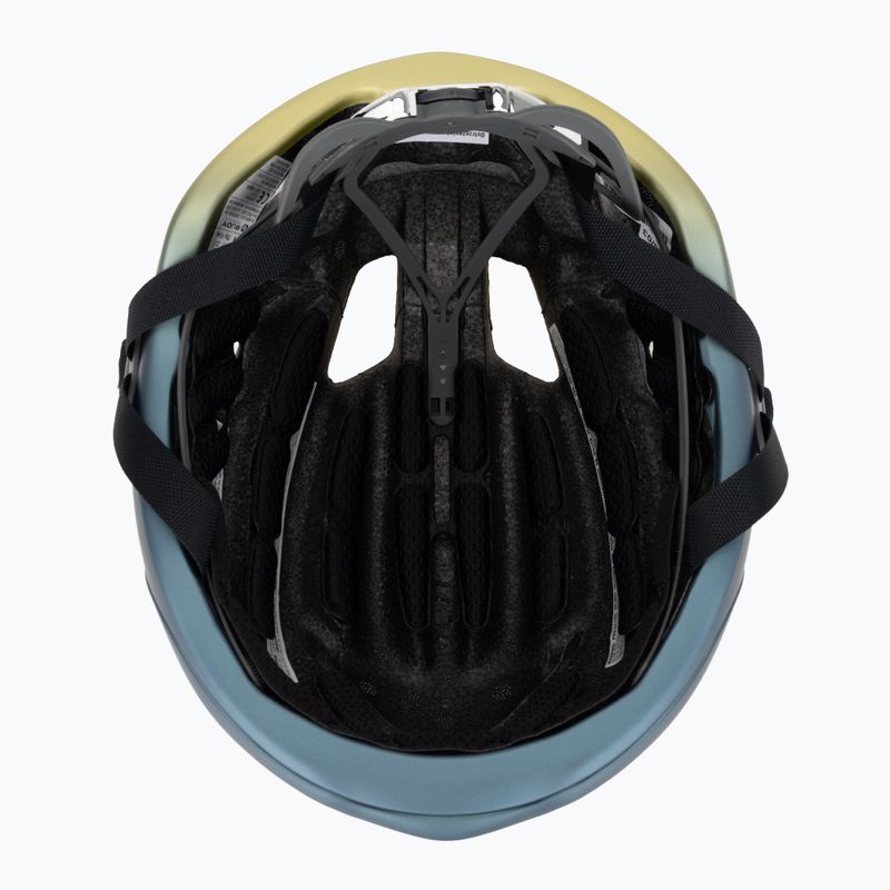 Casco da ciclismo Rudy Project Nytron blue avio/apple green metal matte 5