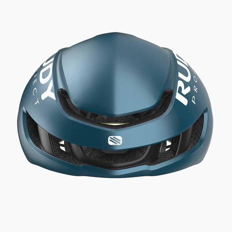 Casco da ciclismo Rudy Project Nytron blue avio/apple green metal matte 3