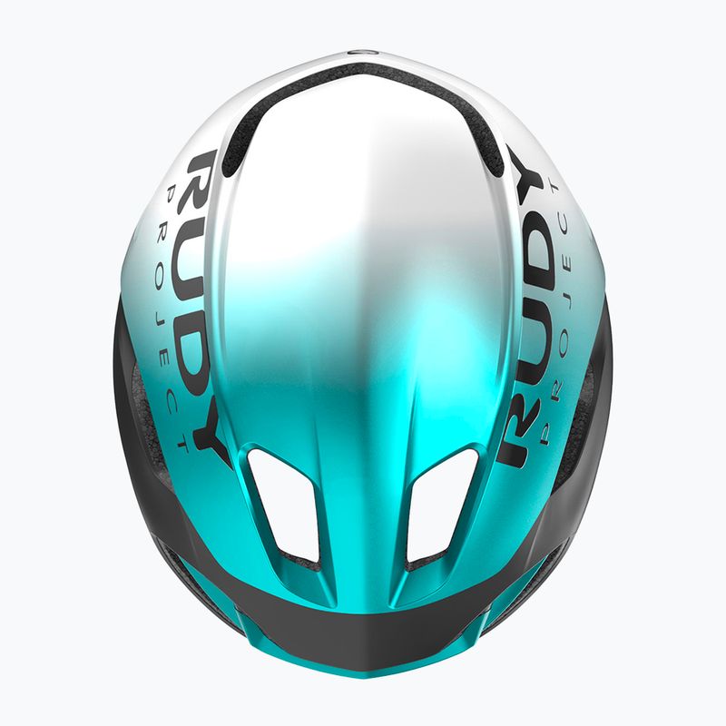 Casco da ciclismo Rudy Project Nytron pearl/emerald/black metal matte 5