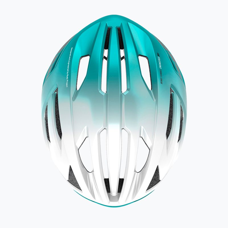 Casco da ciclismo Rudy Project Egos pearl/emerald metal matte 5