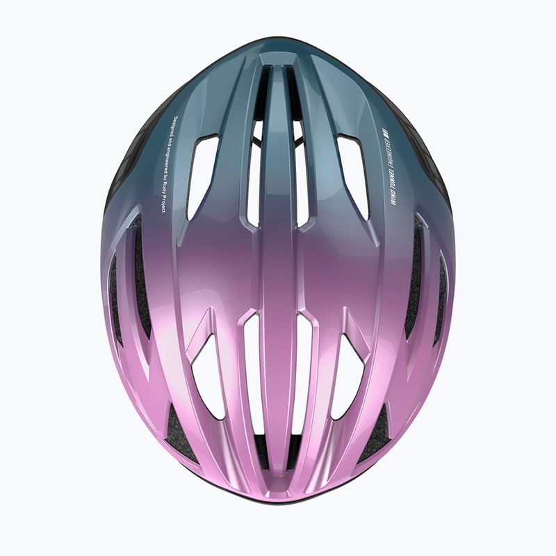 Casco da ciclismo Rudy Project Egos lilac/blue avio metal shiny 5