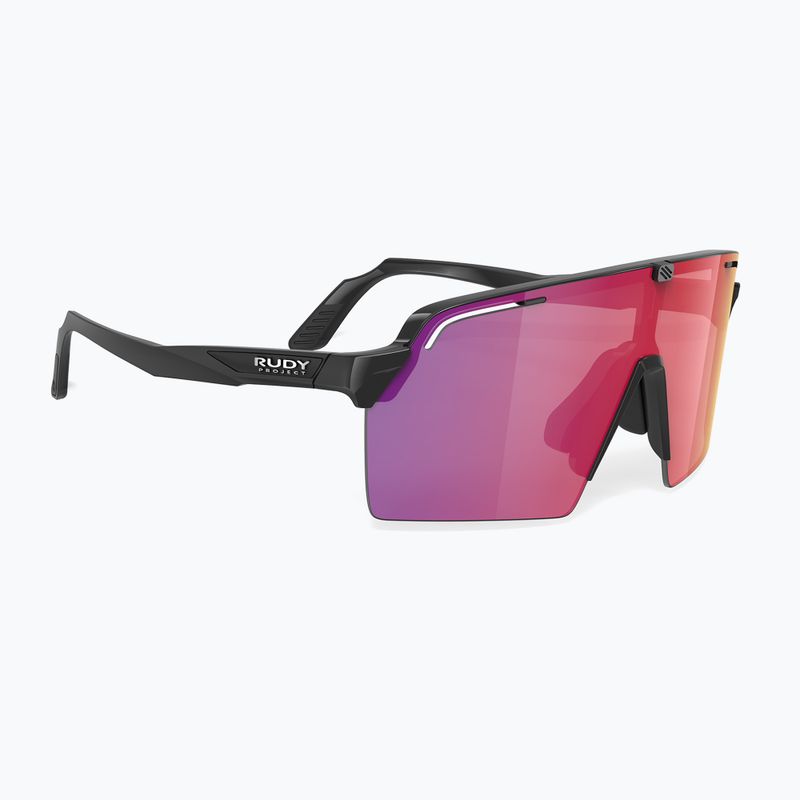 Occhiali da sole Rudy Project Spinshield Pro black gloss/multilaser red